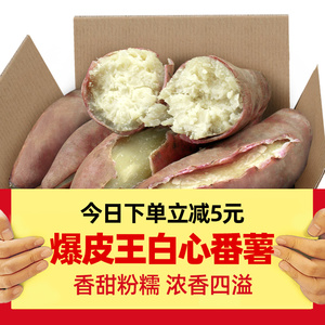 正宗高州爆皮王白心面包番薯9斤王红薯新鲜粉糯香农家板栗地瓜5