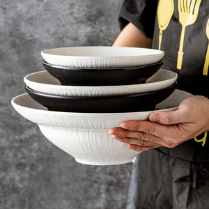 流沙纹陶瓷面碗创意家用大号拉面碗面条汤碗斗笠大碗商用酒店餐具