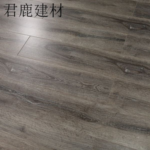 强化复合木地板北欧灰色开裂纹家用美式地板12MM环保耐磨85161㎡|