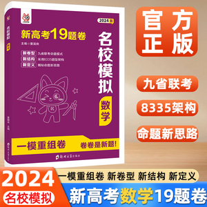 2024新版名校模拟九省联考数学新题型新高考19题卷模拟卷改革新题型新结构试题高三一二轮总复习高考数学新题型卷子高三考前冲刺卷