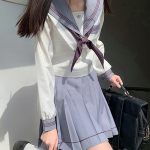 月野家藤津高水手服jk衬衫制服正统套装夏学生学院风班服夏秋款女