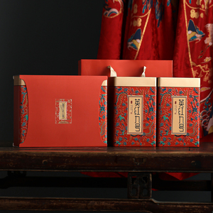 凤凰单丛鸭屎香英红九号古树红茶滇红半斤/一斤装红茶叶礼盒空盒