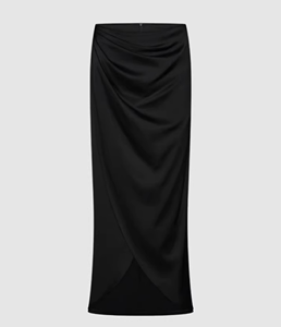 UR2024夏季新款女装时尚气质魅力设计感褶皱半裙UWG540055