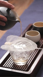 天然树叶茶滤 菩提叶脉茶漏创喝茶滤网 功夫茶具配件隔茶叶滤茶器