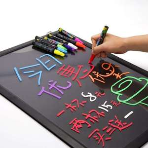 写在玻璃上的笔ins风透明写字板专用彩色可擦笔无毒水粉性黑板干