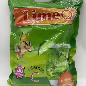 缅甸特产LimeQ柠檬粉速溶茶果汁冲饮酸甜味新包装900g30包原味装