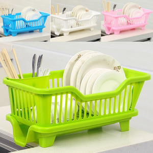 沥水碗架新款沥水架放碗架筷子碗餐具置物架晾滴水碗架厨房收纳篮