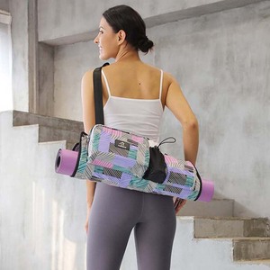 瑜伽垫收纳包大容量时尚瑜伽砖健身垫专用包便携帆布背包瑜伽包