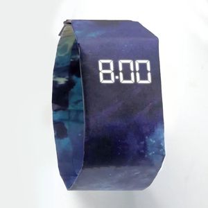 【抖音同款】纸手表防水简约男学生韩版创意电子黑科技智能手环女