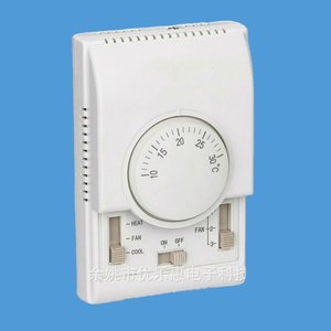 机械式温控器中央空调温控面板三档空调控温器膨胀式旋钮控温开关