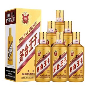 【百补】茅台王子酒 金王子 53度酱香型白酒 500ml*6瓶 整箱装