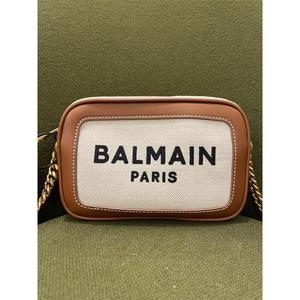 BALMAIN巴尔曼9折英国代购女士B-Army字母压花帆布链条手拿包