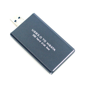 MSATA转SSD固态USB3.0直插式硬盘盒子 mini sata msata转usb转接