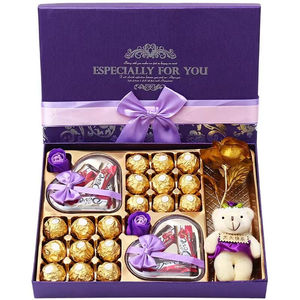 费列罗(FERRERO)榛果威化糖果巧克力礼盒费列罗德芙礼盒