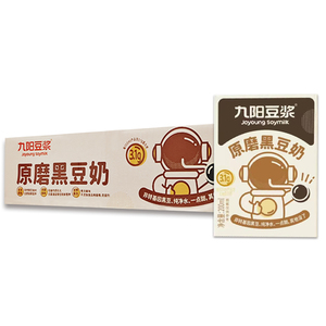 九阳豆浆黑豆豆奶0添加低甜香醇早餐200ml*24盒新鲜日期
