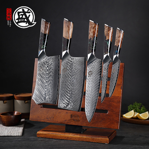日本三本盛大马士革菜刀钢刀具厨房套装组合家用原装进口菜切正品