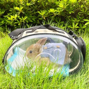 手提兔子外带包兔兔荷兰猪花龙猫狗猫专用外出便携透明外出包透气