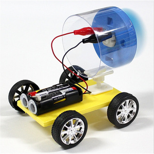科技空气动力小车 DIY小制作小发明万向风力赛车益智拼装科学实验