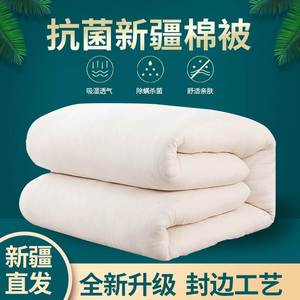 新疆棉被棉絮棉花被8斤10斤12斤5加厚保暖床垫垫被褥子被芯冬被子