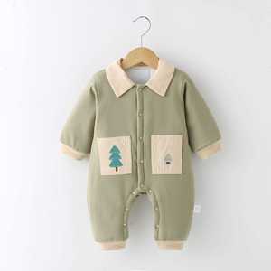 Tongtai newborn baby clothes cotton padded jumpsuit baby aut