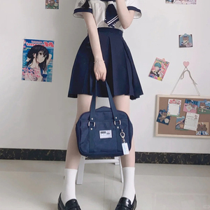 日本跨境 jk包包校供日系单肩防水斜挎手提学院书包少女可爱背包