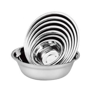 不锈钢汤盆家用盛汤带磁无磁面盆加厚钢盆食堂汤碗学校大号小号碗