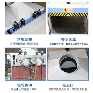 好鲁班木刨工压机 高速单面台式压刨床木工机械 多功能电刨木线机