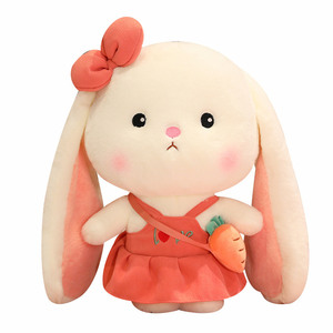 可爱长耳朵兔子毛绒玩具女孩抱枕女孩睡觉抱公仔布娃娃玩偶