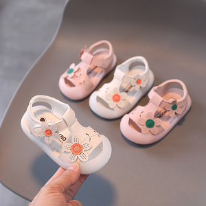 Dr.Kong江博士᷂宝宝凉鞋夏天学步鞋女童两一岁婴幼儿软底防滑小童
