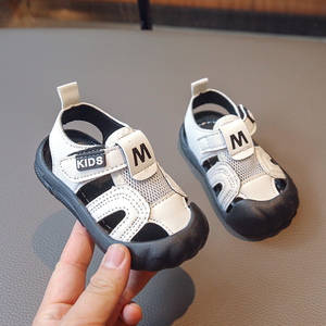 巴拉巴拉宝宝凉鞋男宝学步鞋夏季婴儿鞋子防滑软底女童鞋0-1-2岁