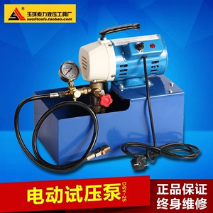 DSY-25-60手提式电动试压泵 PPR水管道试压机 双缸打压泵打压机运