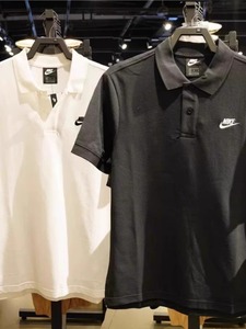 Nike耐克男女短袖polo衫夏季针织纯棉透气翻领休闲运动T恤CJ4457