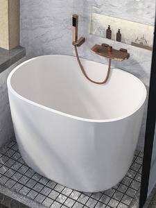 安华惠达浴缸小户型亚克力迷你日式家用可移动恒温小型浴盆深泡缸