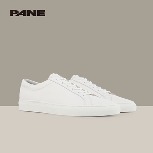 PANE步道系列-PEARL JAM 男女同款 珍珠白色牛皮板鞋 低帮小白鞋
