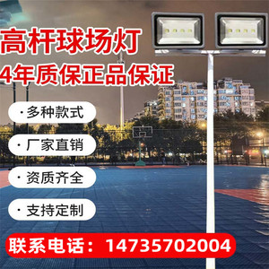 浙江LED户外球场灯杆足球篮球场照明灯杆6米7米8米10米道路高杆灯