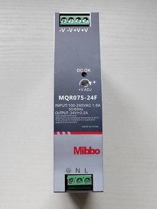 Mibbo米博MQR075-24F开关电源120 150 240 480C导轨式直流12v 48F
