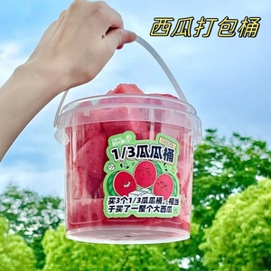 网红水果桶专用杯1000毫升茶桶商用奶茶吨吨桶一次性大容量食品级