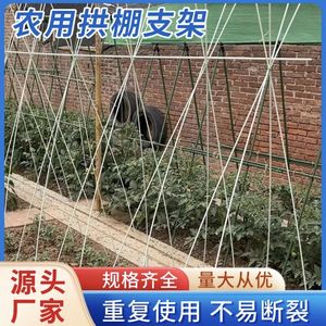 豇豆架杆阳台种菜架遮阳搭棚避雨棚菜地爬藤架植物西瓜固定庭院棒