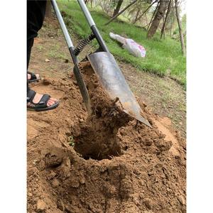 对锹铲子夹锹掏土挖坑打洞神器勺子挖电线杆挖树坑挖桩专用工具