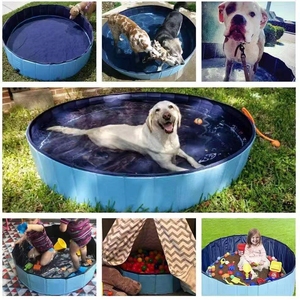 宠物水池可折叠狗狗游泳池猫沙池水池儿童泳池户外金毛大型犬专用