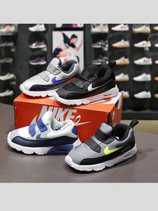 Nike耐克童鞋MAX 90新款男童女童气垫休闲运动防滑跑步鞋881927