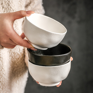 日式饭碗家用陶瓷碗个人专用吃饭碗2024新款小碗餐碗高颜值米饭碗