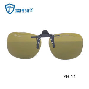 夹片型激光护目镜夹在近视眼镜上用YAG打标焊接雕刻电焊防护瑞博