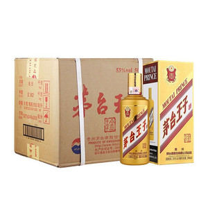 【百补】茅台金王子酒 53度 500ml*6瓶 整箱装