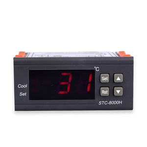 冷水机海鲜机温度控制STC-8000H 单制冷超温报警冷藏柜温控器
