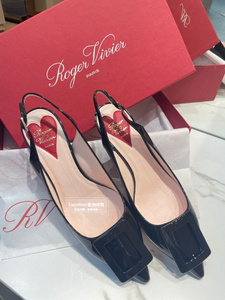 正品代购Roger Vivier 女士搭扣露跟时尚高跟鞋 2023秋冬RVW63831