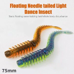 Floating Water Light Dance Worm Simulation Earthworm