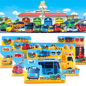 韩国进口儿童玩具小轿车 TAYO可爱小汽车巴士回拉力车 小朋友礼物