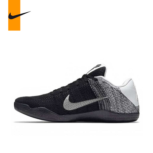 耐克Nike Kobe 11科比11代黑白低帮气垫实战男子篮球鞋822675-105