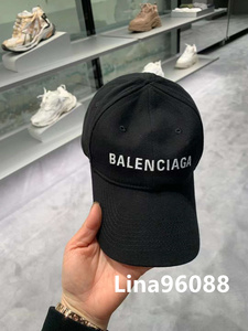 Balenciaga/巴黎世家24春新款字母logo刺绣休闲棒球帽男女鸭舌帽